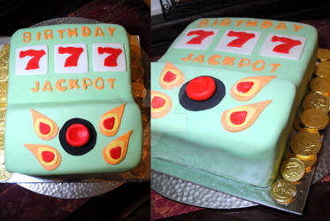 Slot Machine Cake