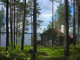 Log Cabin on Lake Siljan