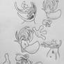 Rayman and Globox Sketches
