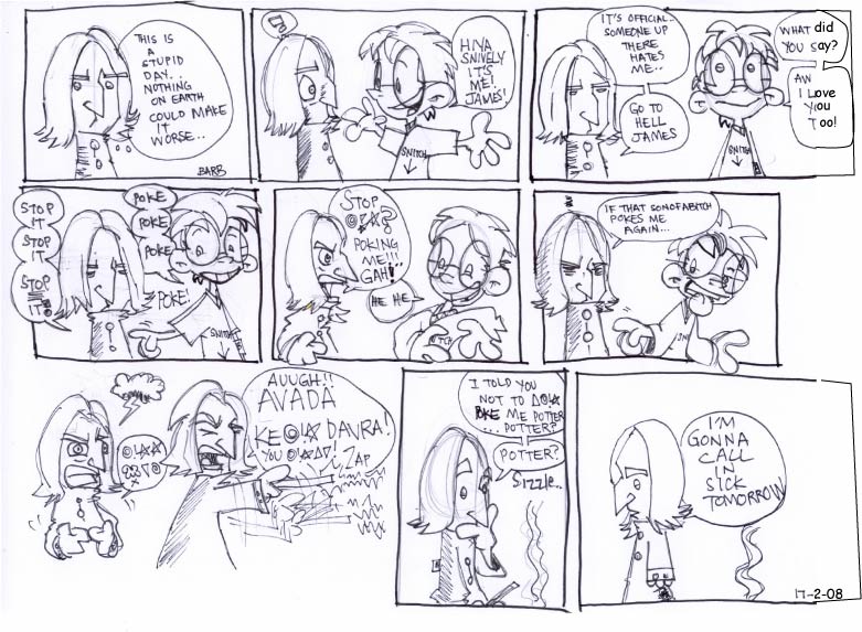 Another Snape cartoon by lesbian-harlequin on DeviantArt Another Snape cartoon by lesbian-harlequin on DeviantArt