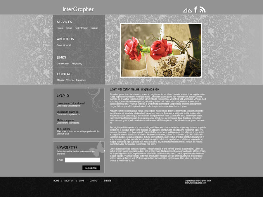 Gray Layout by InterGrapher on DeviantArt