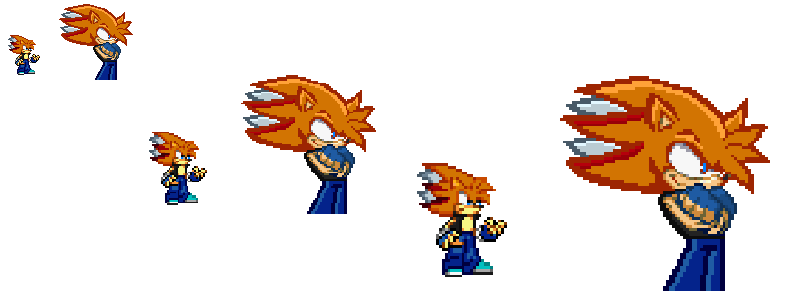 Daniel Sonic battle art