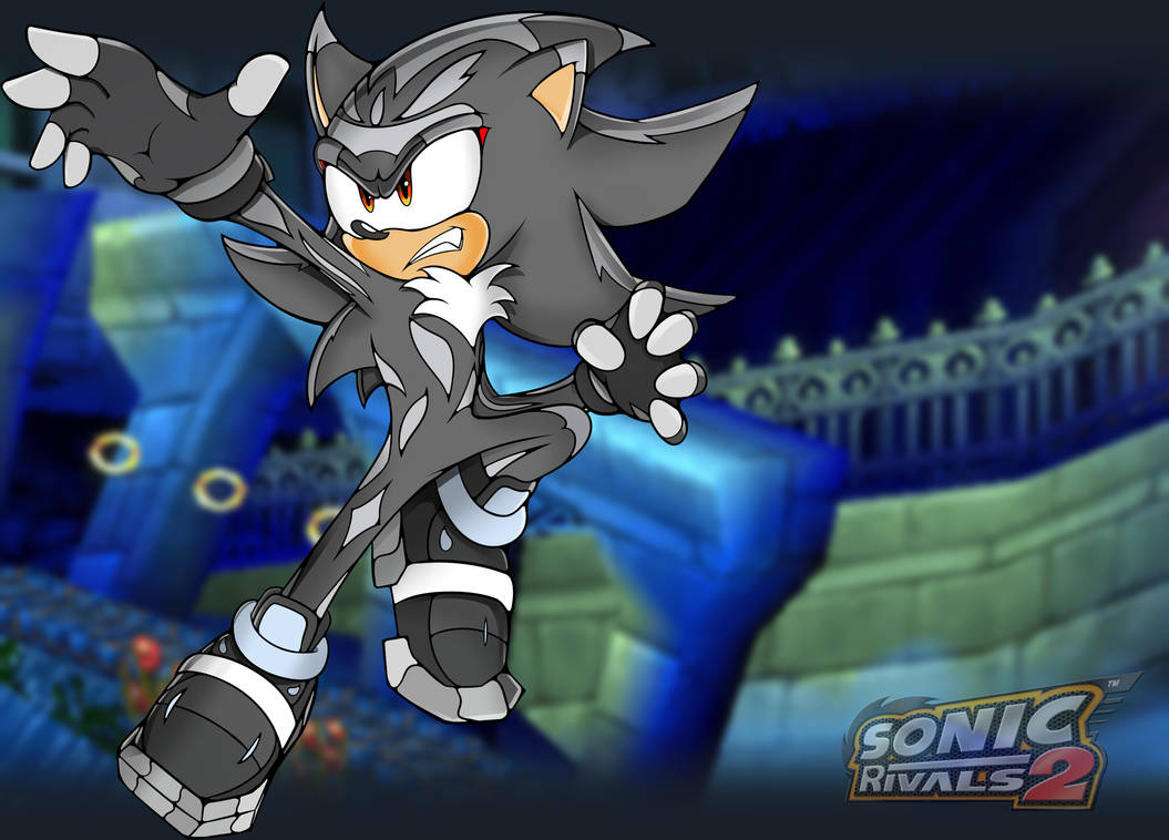 Shadow Halftone Rivals Sonic Rivals 2 - Mercenary Shadow by HoodyBob on DeviantArt