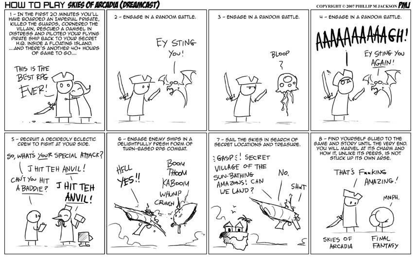 How to play Skies of Arcadia by jollyjack on DeviantArt