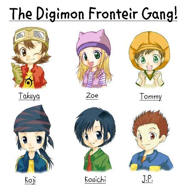 Digimon Frontier Characters Anime Wallpapers