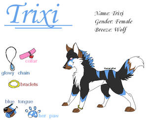 My fursona Trixie