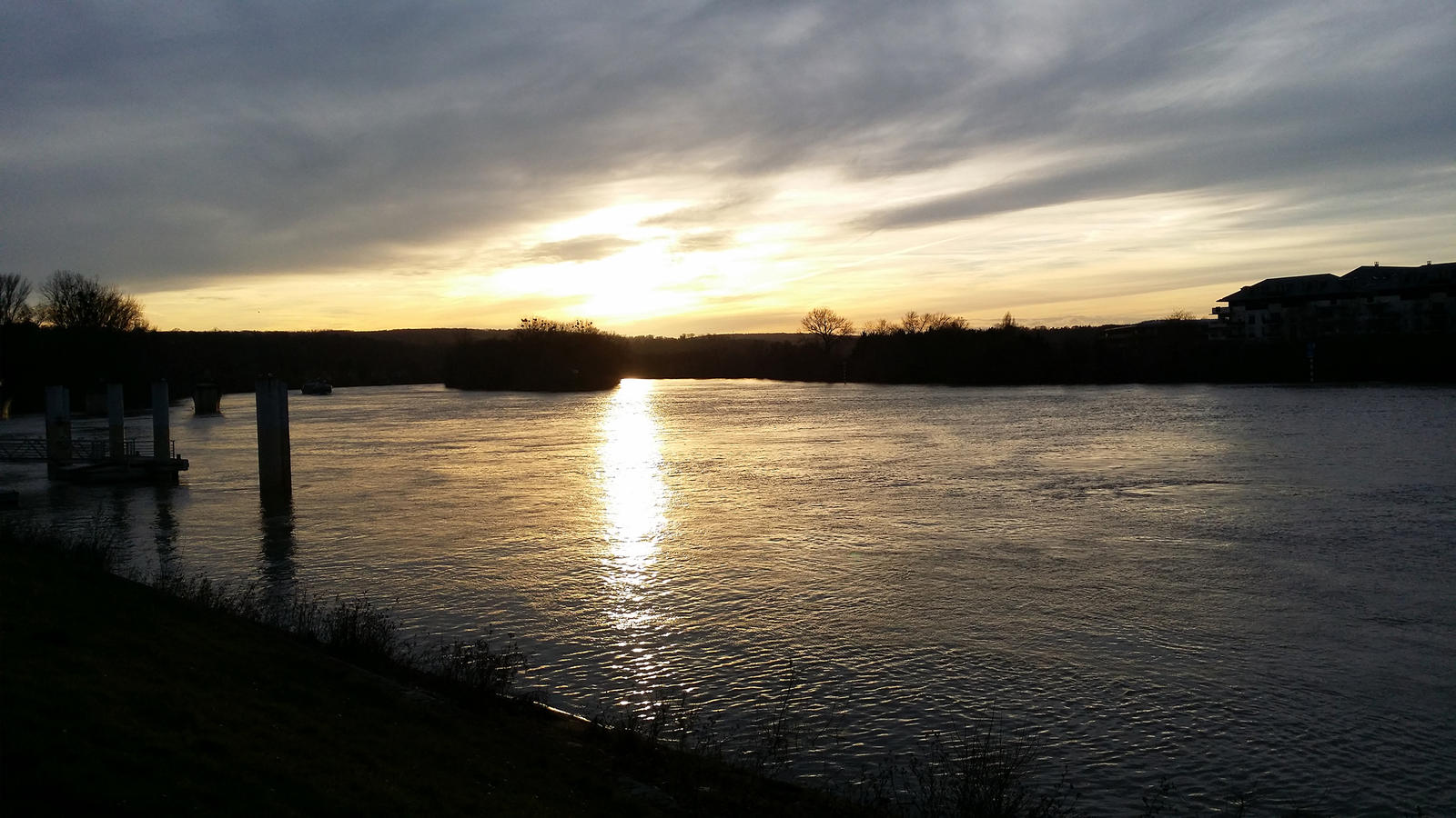 Coucher de soleil sur la Seine