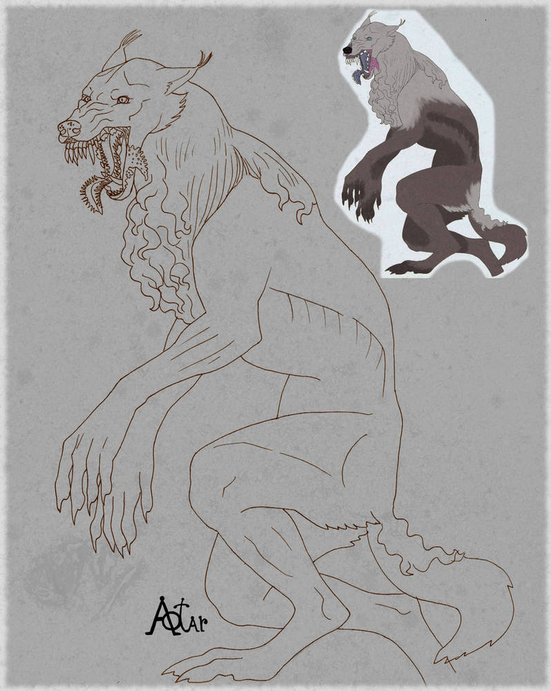 Werewolf Practical Design Werewolf design by Moramaisis on DeviantArt