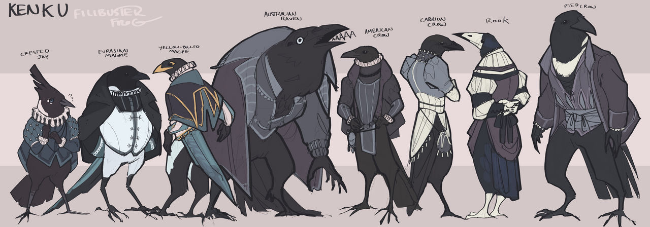 kenku by filibusterfrog on DeviantArt