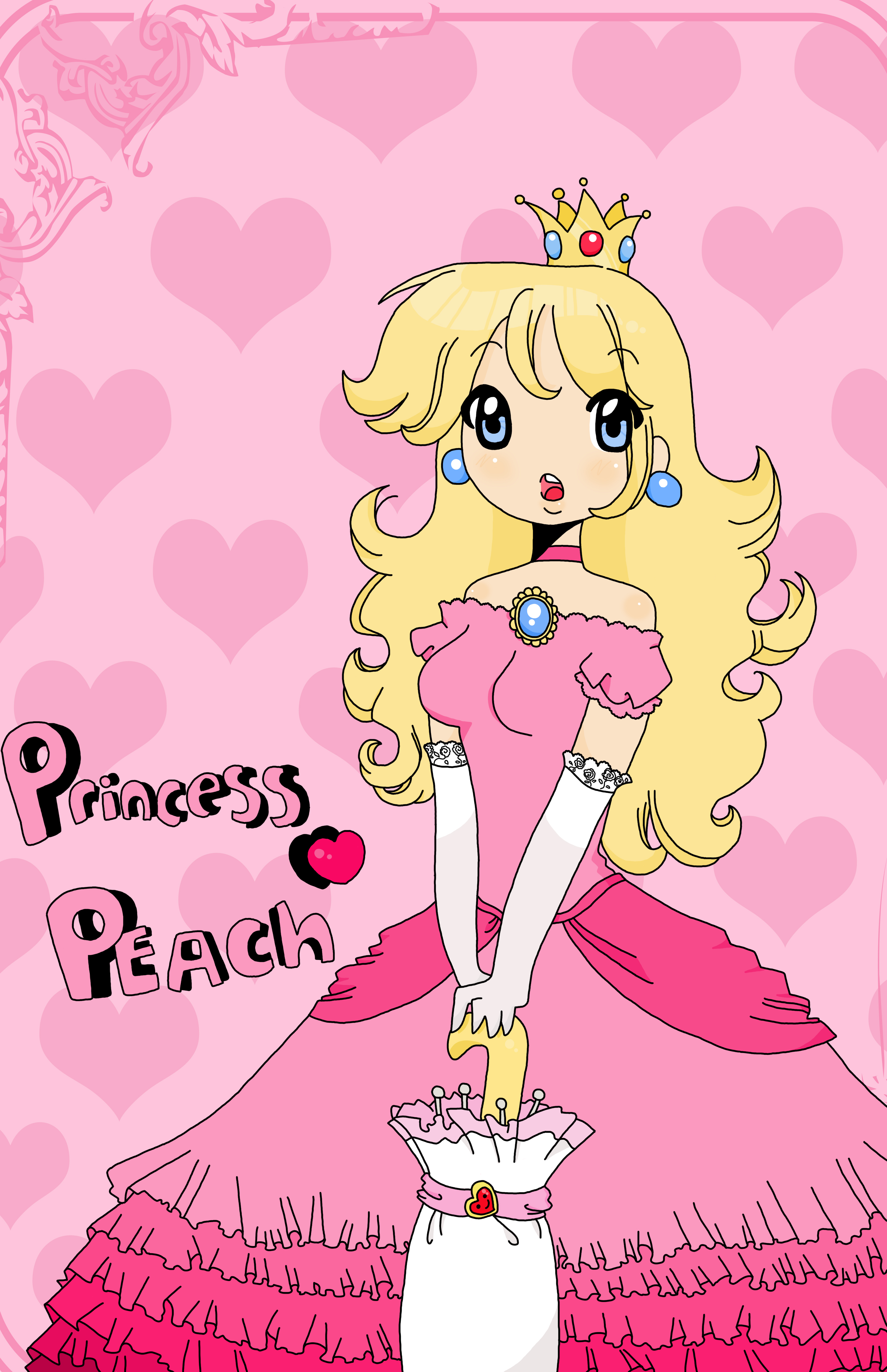 : Princess Peach Poster_DONE :