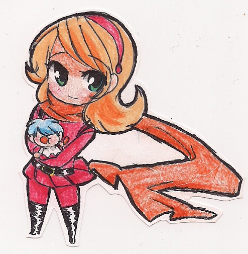 Chibi Cyborg003 and 001