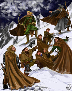 Ascent to the pass of Caradras