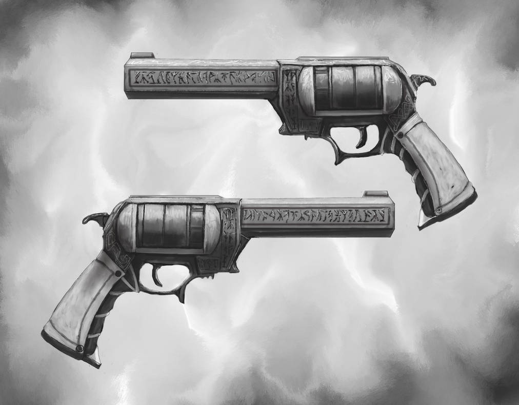 Rune Guns by Crowsrock on DeviantArt