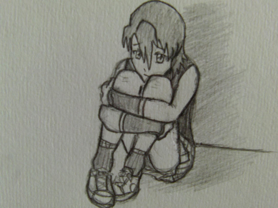 Nea sitting alone