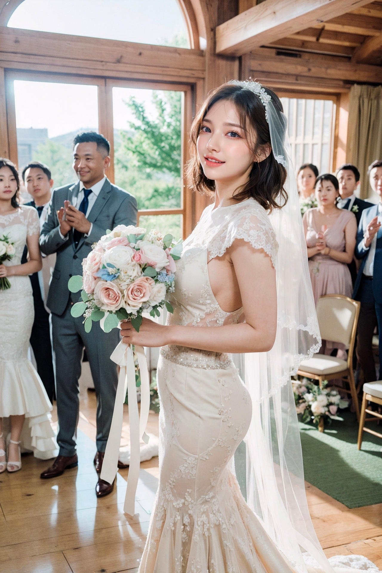 AI Bride wedding dress by AiDaDaDak on DeviantArt