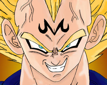 Majin Vegeta colored :request: