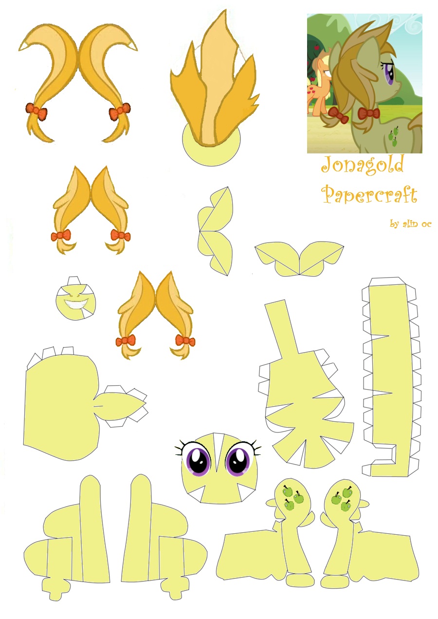 Jonagold papercraft by alin oc