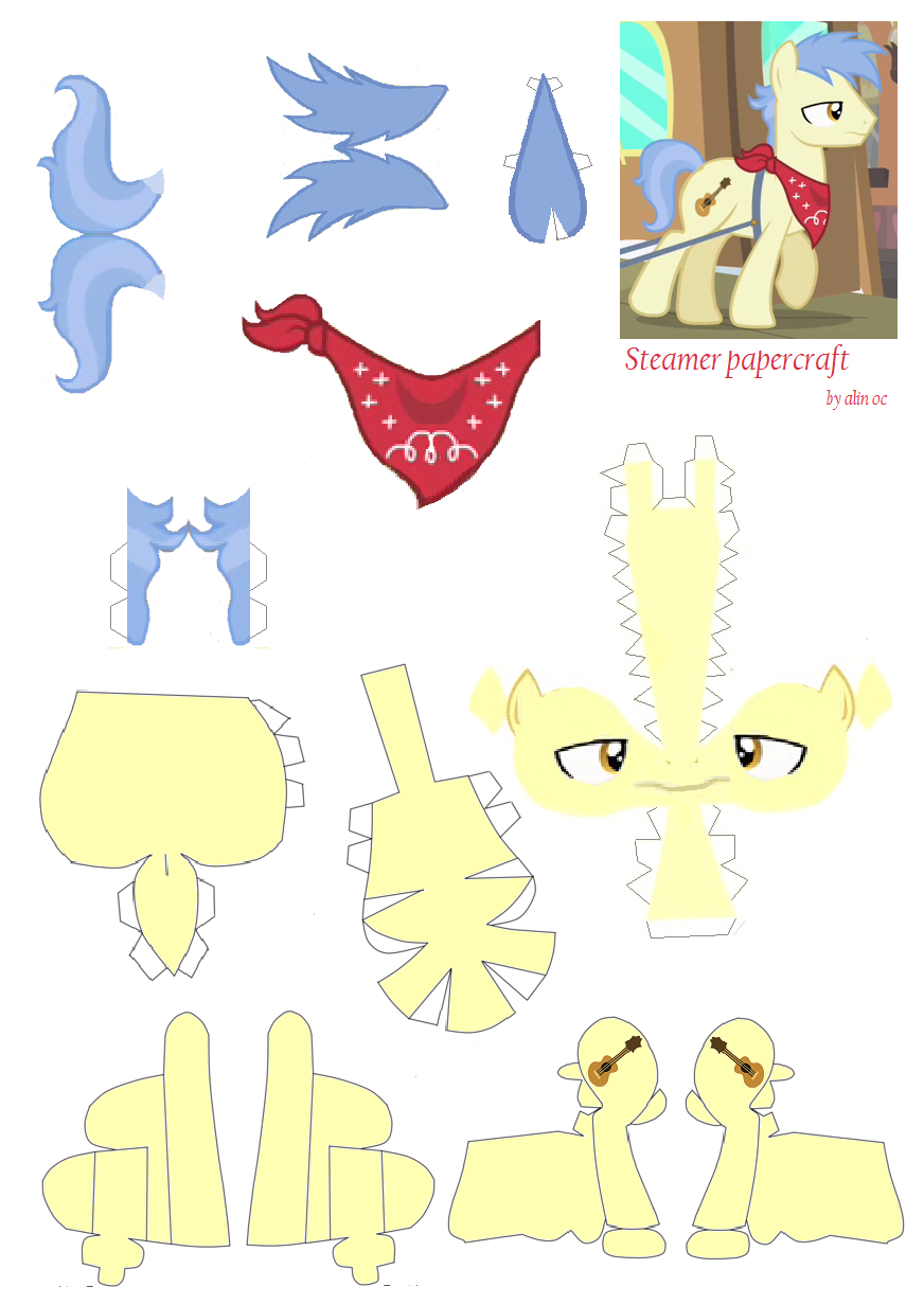 Steamer papercraft by alin oc by josealin on DeviantArt
