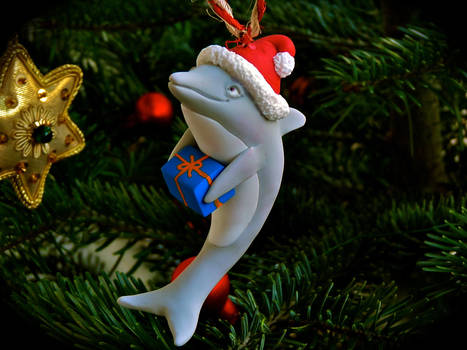 Christmas dolphin