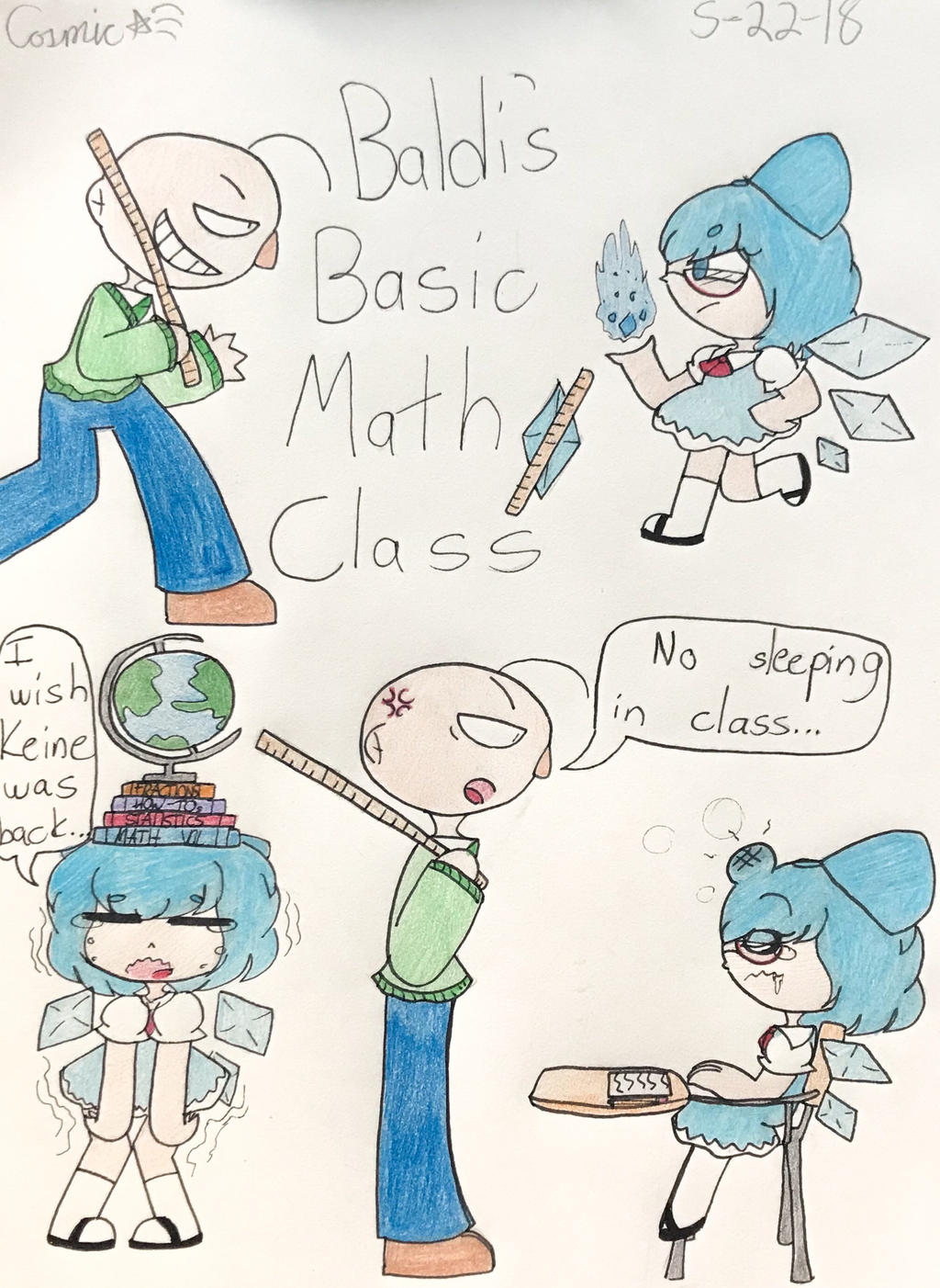 Baldi Math Class Baldi's Basic Math Class (Touhou x Baldi's Basics) by Senpeye on DeviantArt
