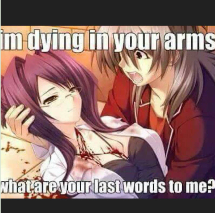 Any Last Words? (Meme) by Senpeye on DeviantArt