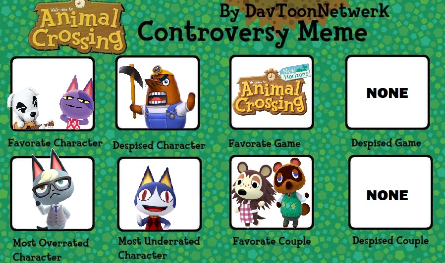 Animal Crossing Controversy Meme By Senpeye On Deviantart
