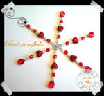 Red snowflake by zlatnaribica