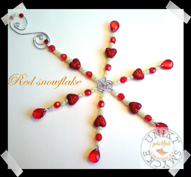 Red snowflake