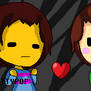 Chara and Frisk