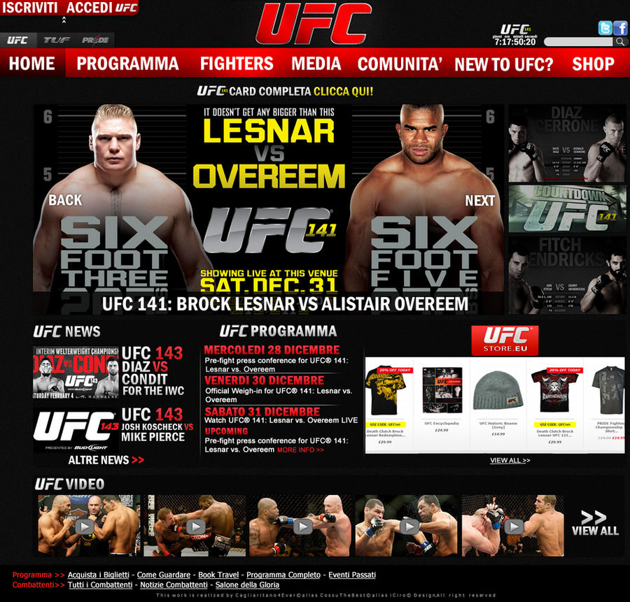 Ufc Name Layout Layout UFC by Cagliaritano4Ever on DeviantArt