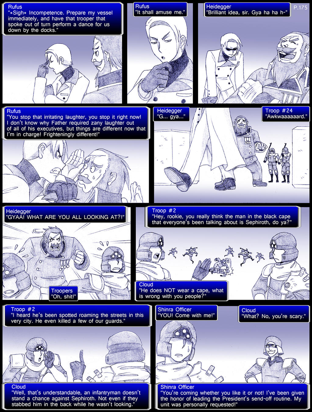 Final Fantasy 7 Page175 By Obstinatemelon On Deviantart