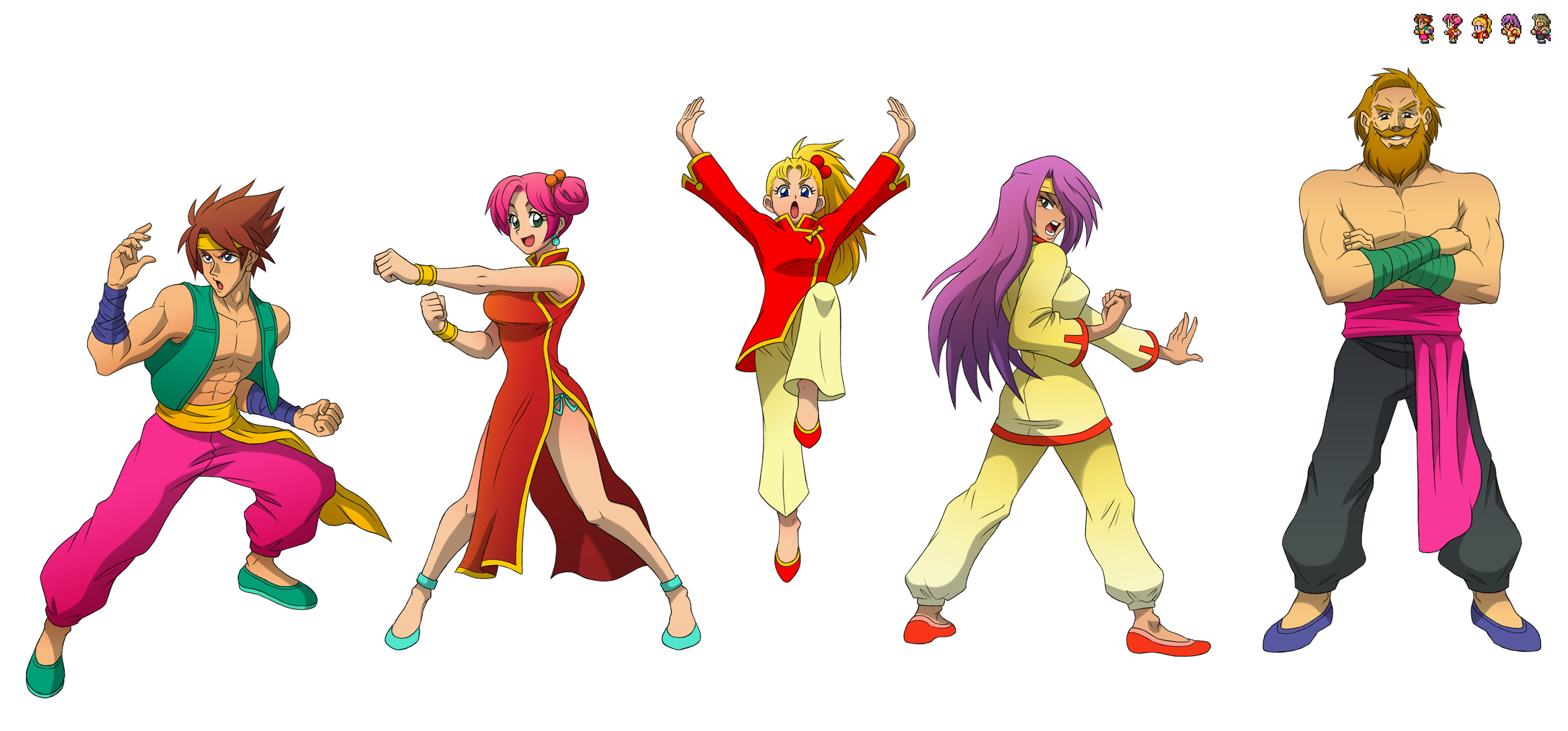 Ffv Ranger FFV Monks by ObstinateMelon on DeviantArt
