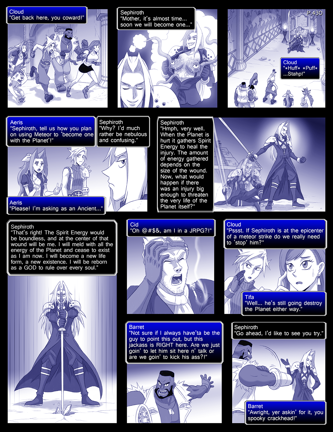 Final Fantasy 7 Page430 By Obstinatemelon On Deviantart