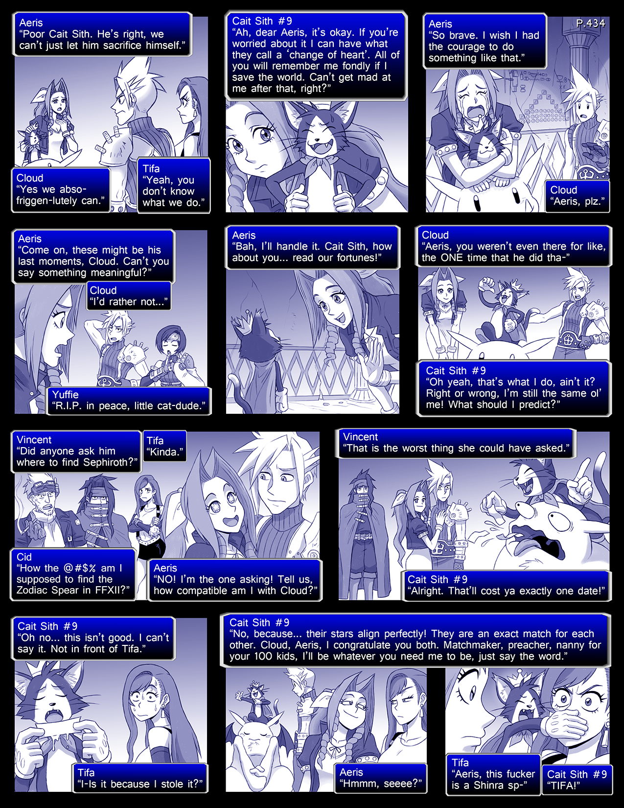 Final Fantasy 7 Page434 By Obstinatemelon On Deviantart