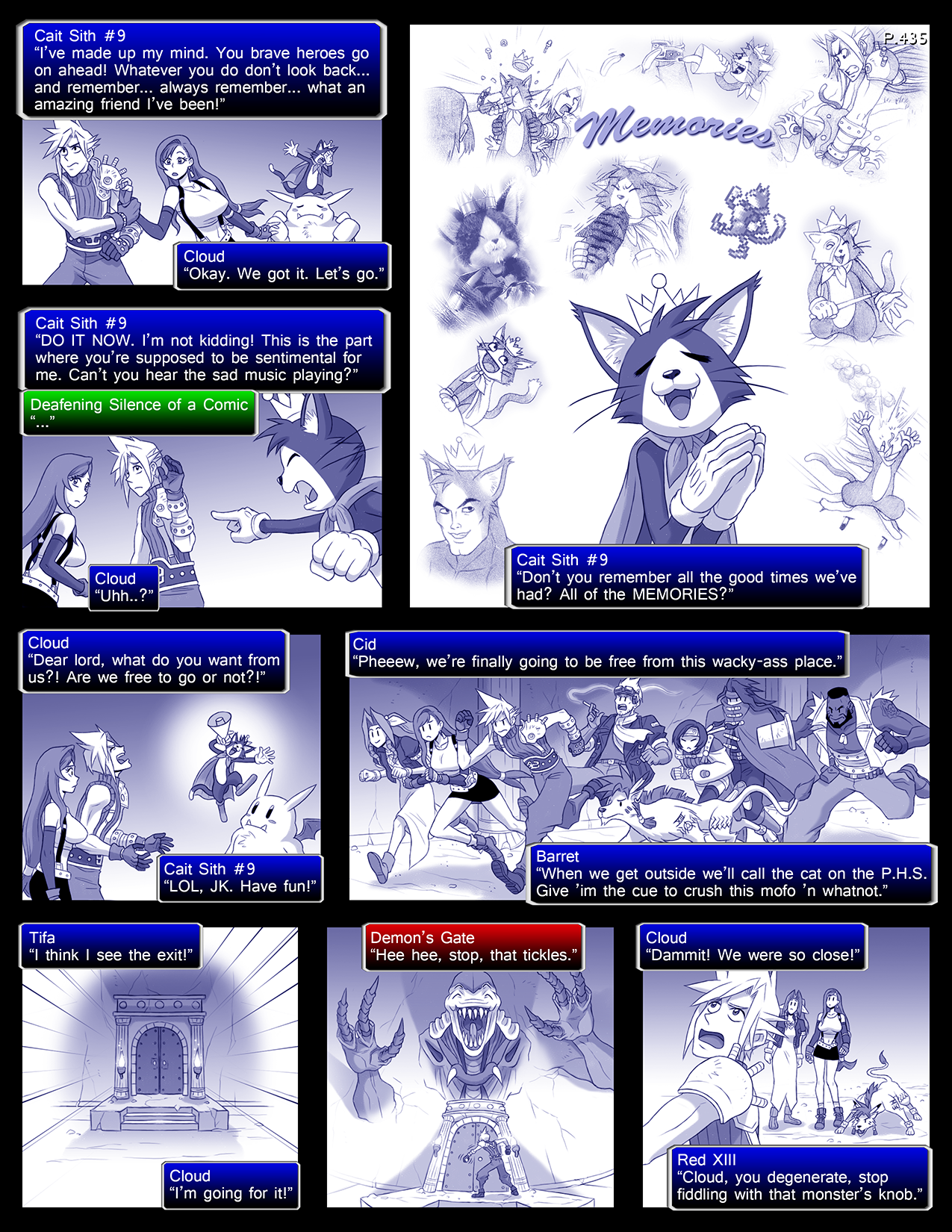 Final Fantasy 7 Page435 By Obstinatemelon On Deviantart
