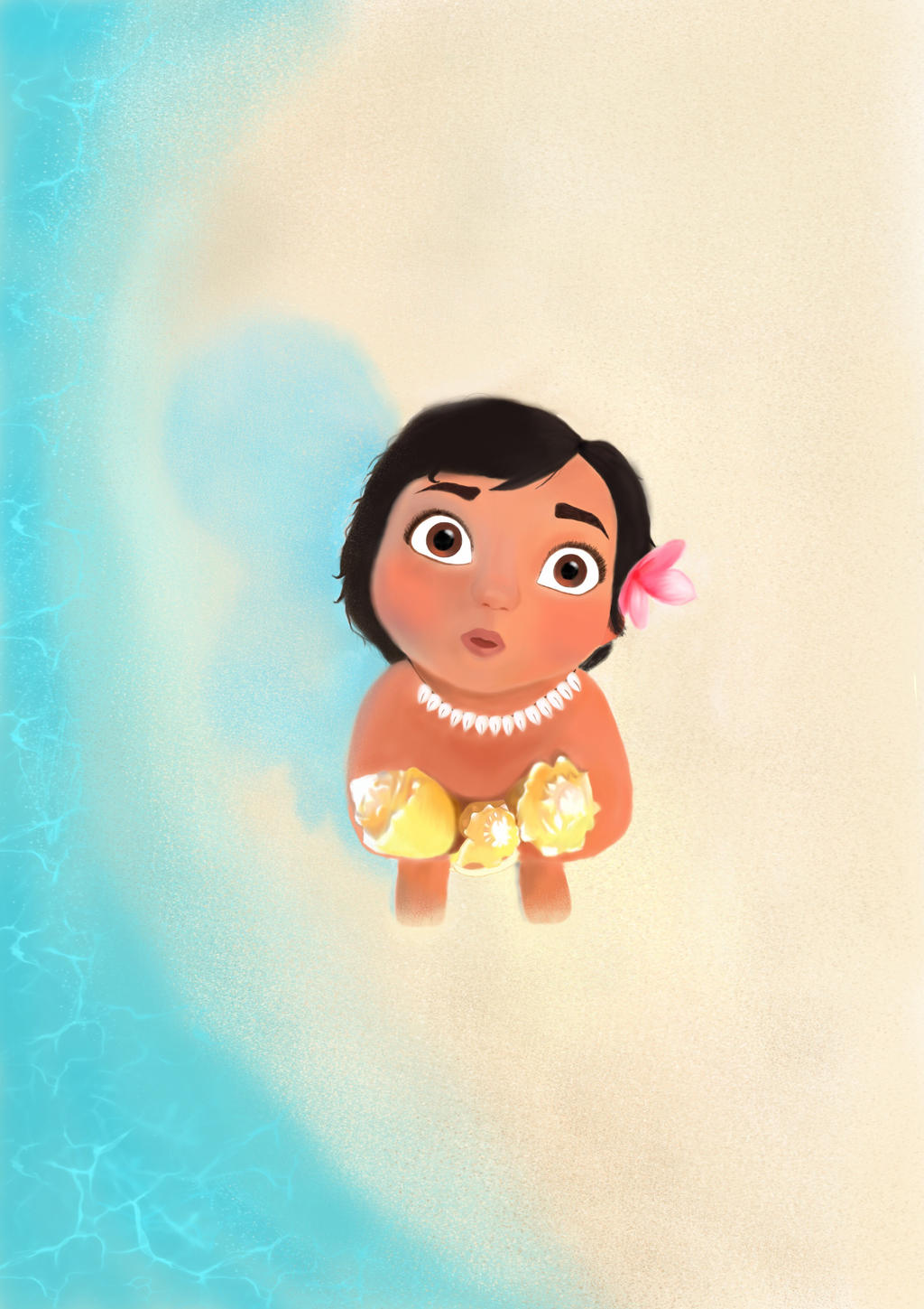 Baby Moana By Amandaloreeart On Deviantart Baby Moana By Amandaloreeart On Deviantart