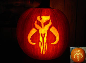 Mandalorian Pumpkin