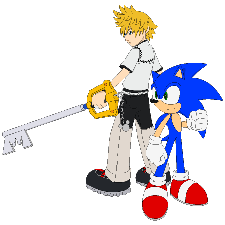 Roxas and Sonic