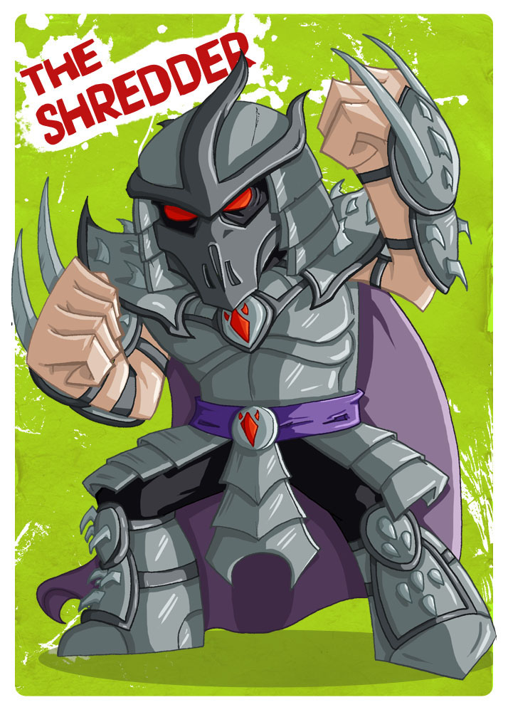 Shredder TMNT Movie version cartoon by wsnakex on DeviantArt