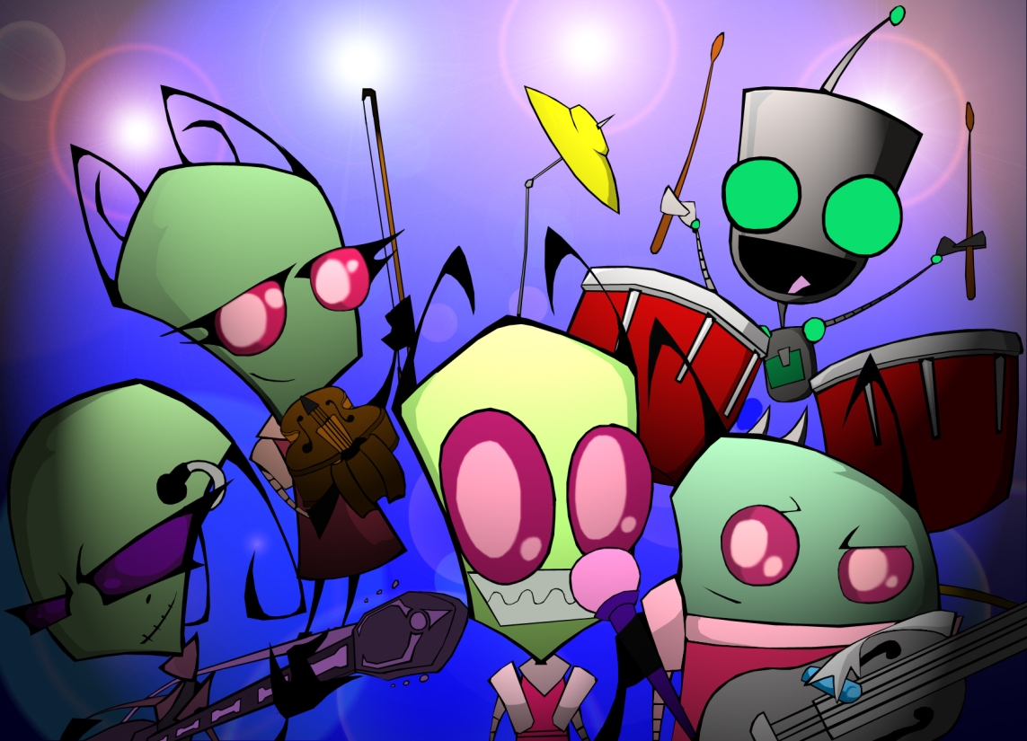 The Invader Zim band