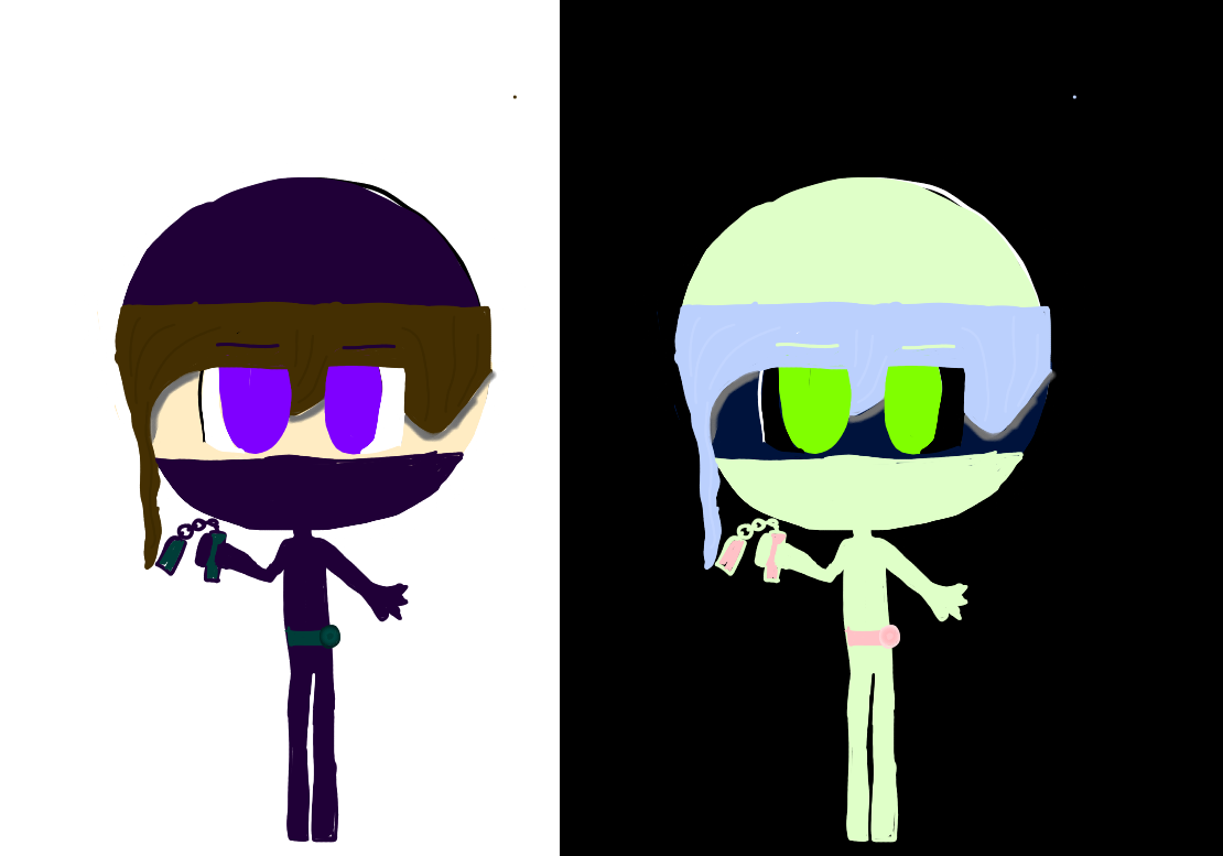 People Normal Vs Inverted Normal and inverted 1 by EnderStarGazeGal on DeviantArt