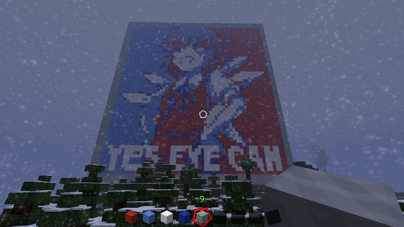 Yes Eye Can - Minecraft Pixel Art