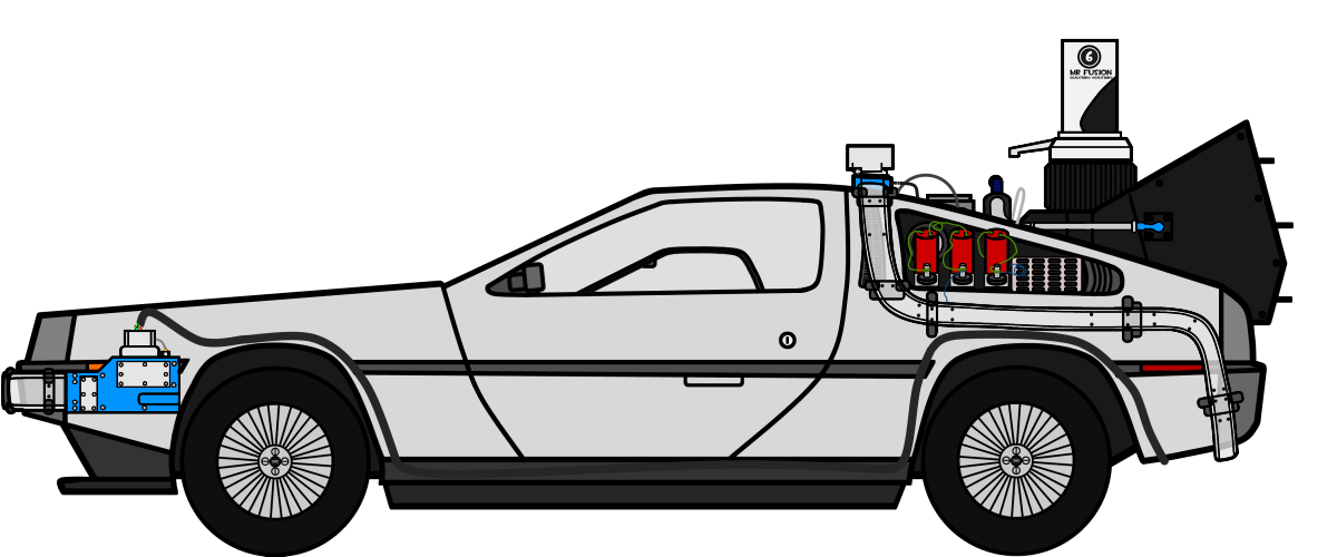 DeLorean - Time Machine (Create.swf Prop)