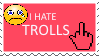 Anti-Internet Troll Stamp