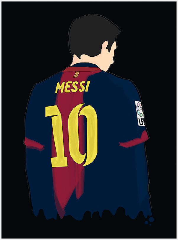 Messi 10 - Poster