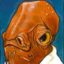 Admiral Ackbar sketch Card