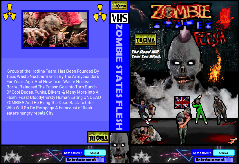 Zombie States Flesh VHS Cover