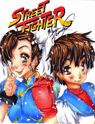 Street Fighter Chunli y Sakura