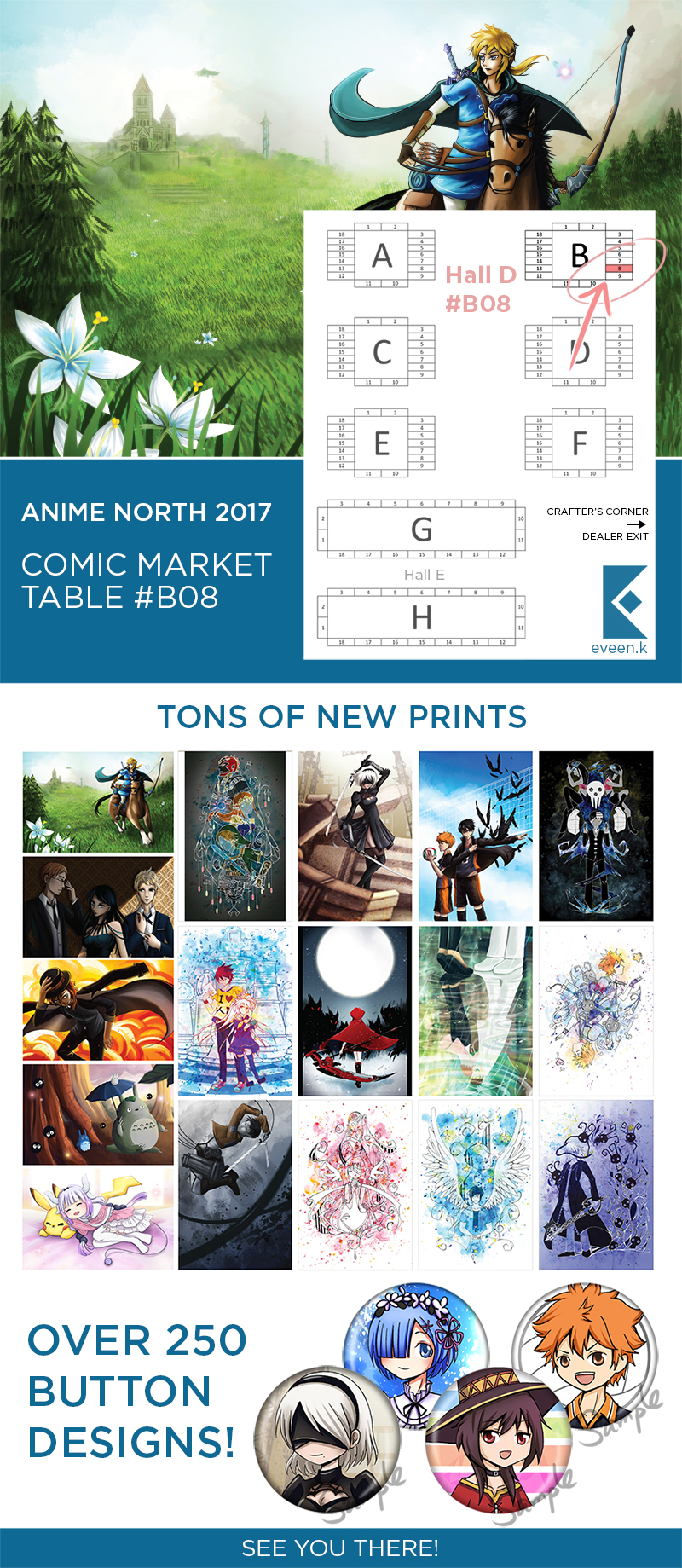 Anime North 2017 Table Location