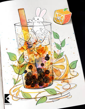 Excuse me, there is a Bunny on my Bubble Tea!